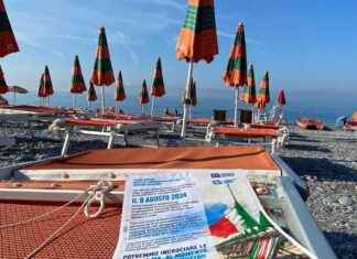 Protesta Ombrelloni Chiusi a Metà: Genova Adesione Macchia Leopardo news-09082024-104408