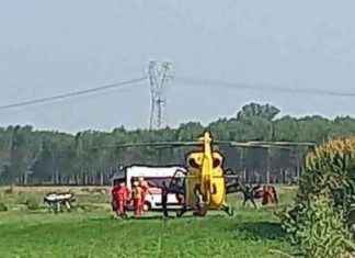Guastalla: Caduta da cavallo, trasporto in elicottero all’ospedale news-12082024-224129