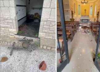 Sacrilegio al cimitero di Serina: Cappelle distrutte e chiesa devastata news-24082024-111405