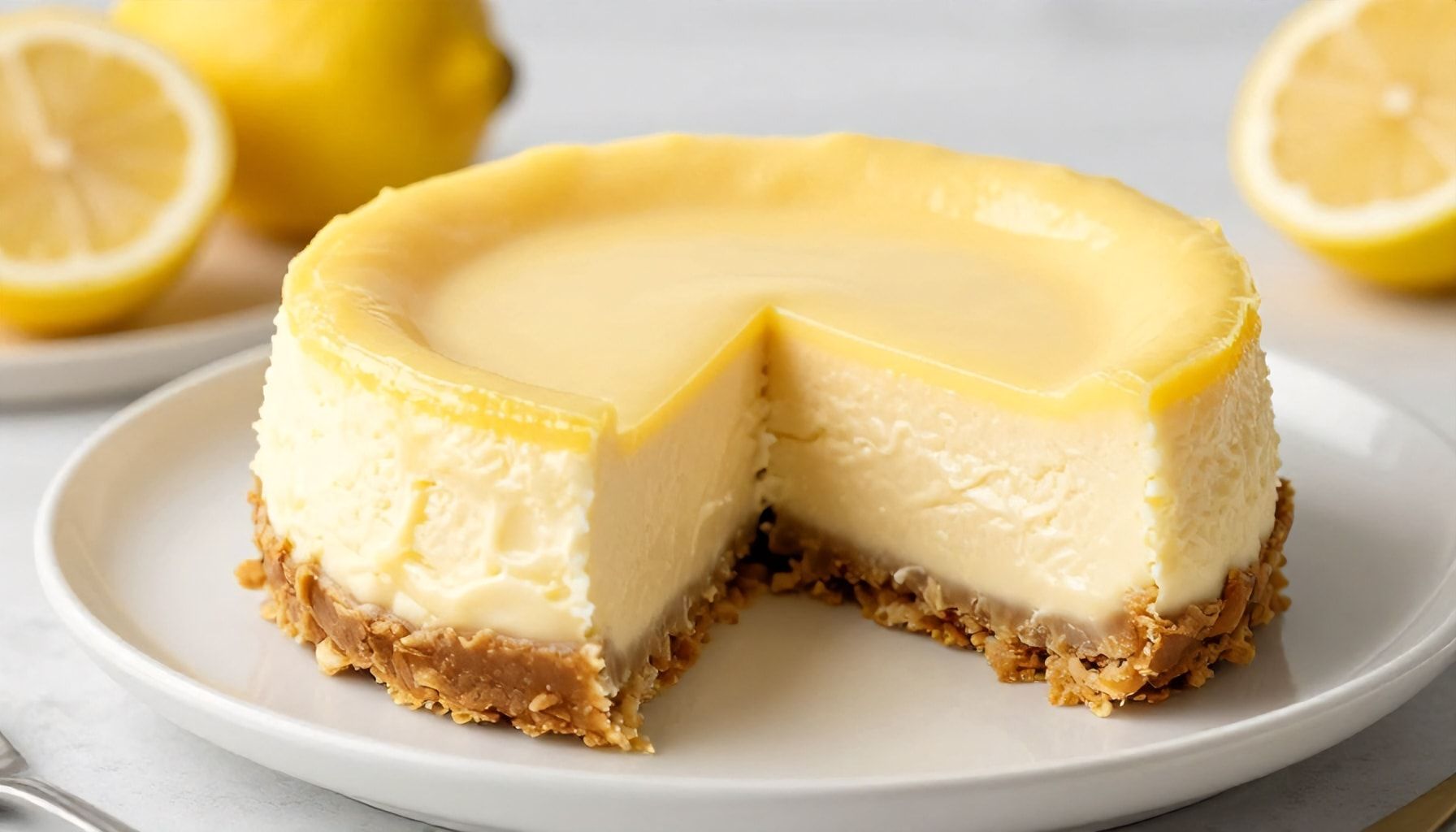 Cheesecake al limone: cremosità e freschezza in ogni boccone 3 5 Errori da Evitare per una Cheesecake al Limone Impeccabile*