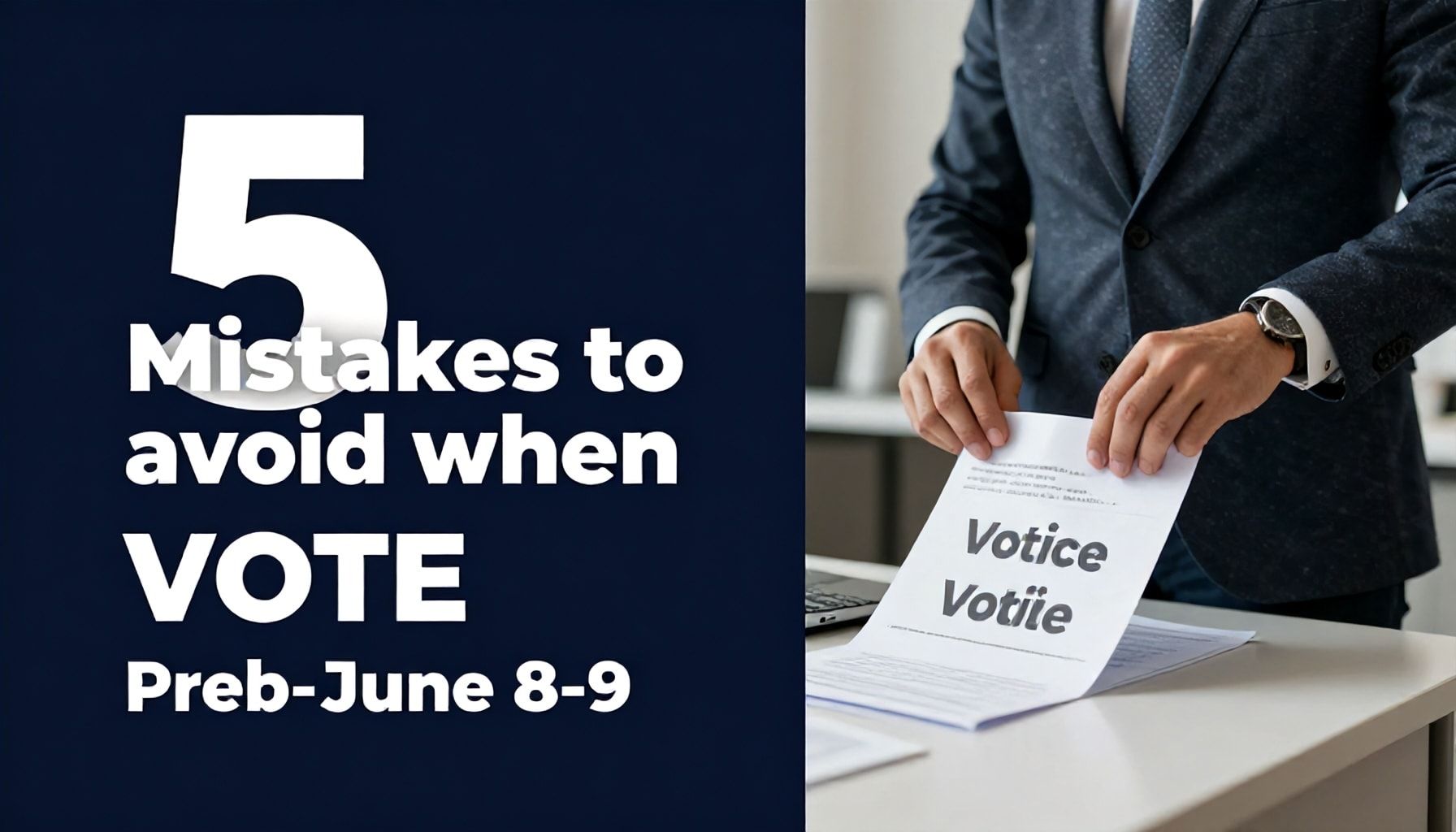 5 errori da evitare quando vai a votare al referendum dell'8-9 giugno*