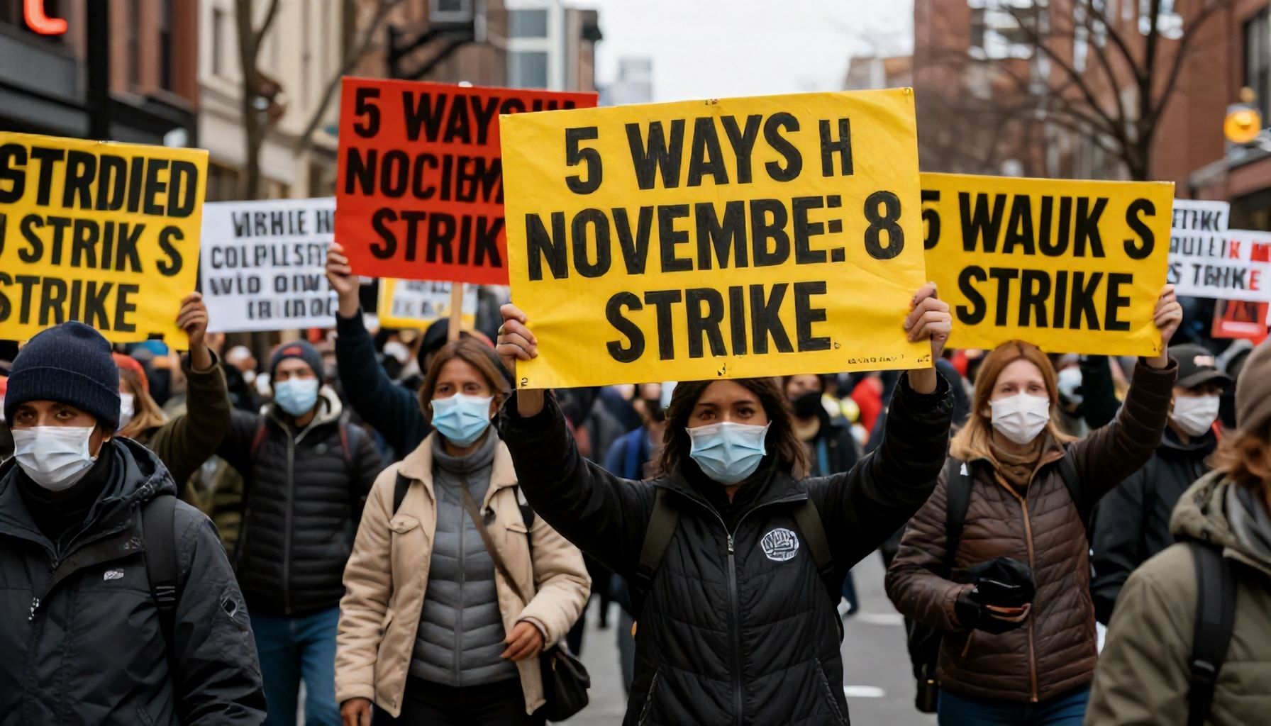8 novembre 2024: Lo sciopero che cambia il futuro del lavoro 3 5 modi in cui lo sciopero dell'8 novembre potrebbe cambiare le tue condizioni lavorative*