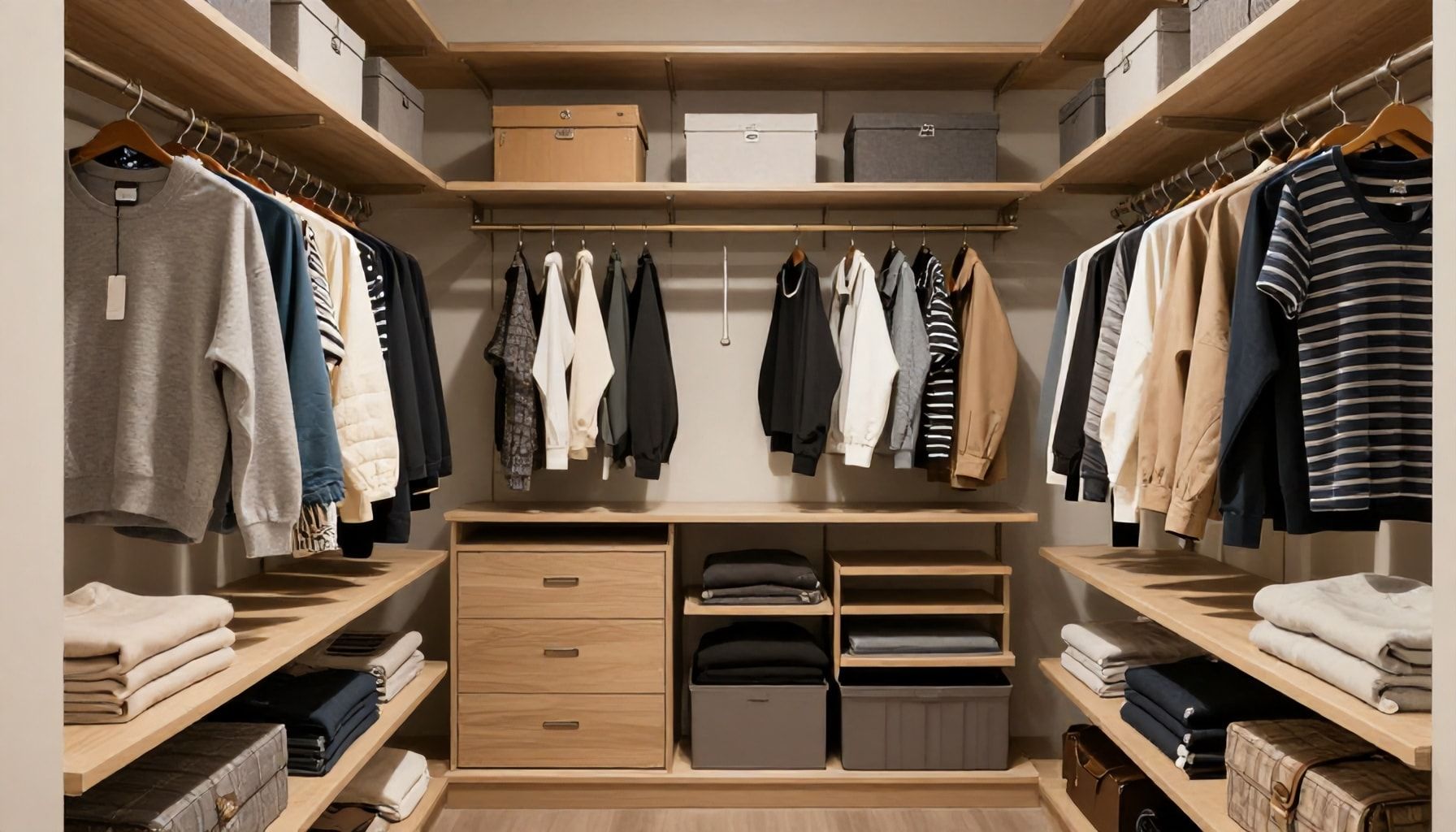 5 modi intelligenti per ottimizzare lo spazio nell'armadio della camera da letto*