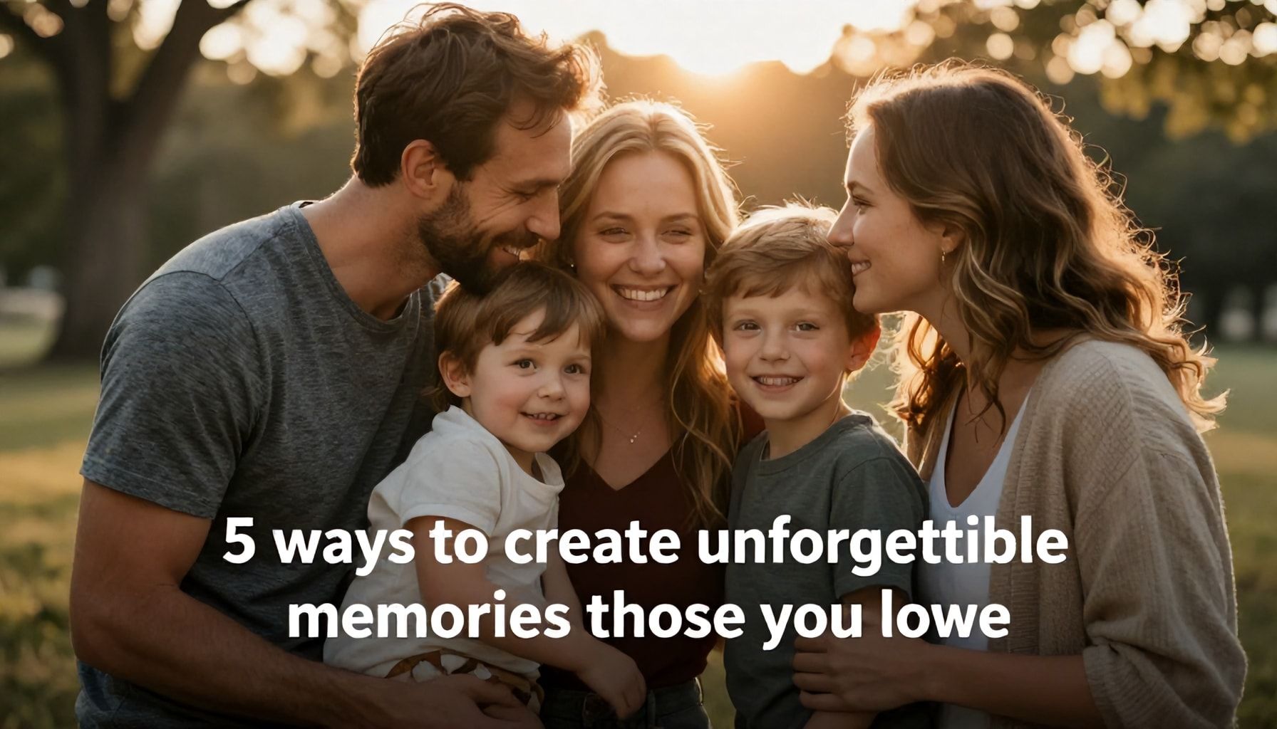 5 modi per creare ricordi indimenticabili con chi ami*