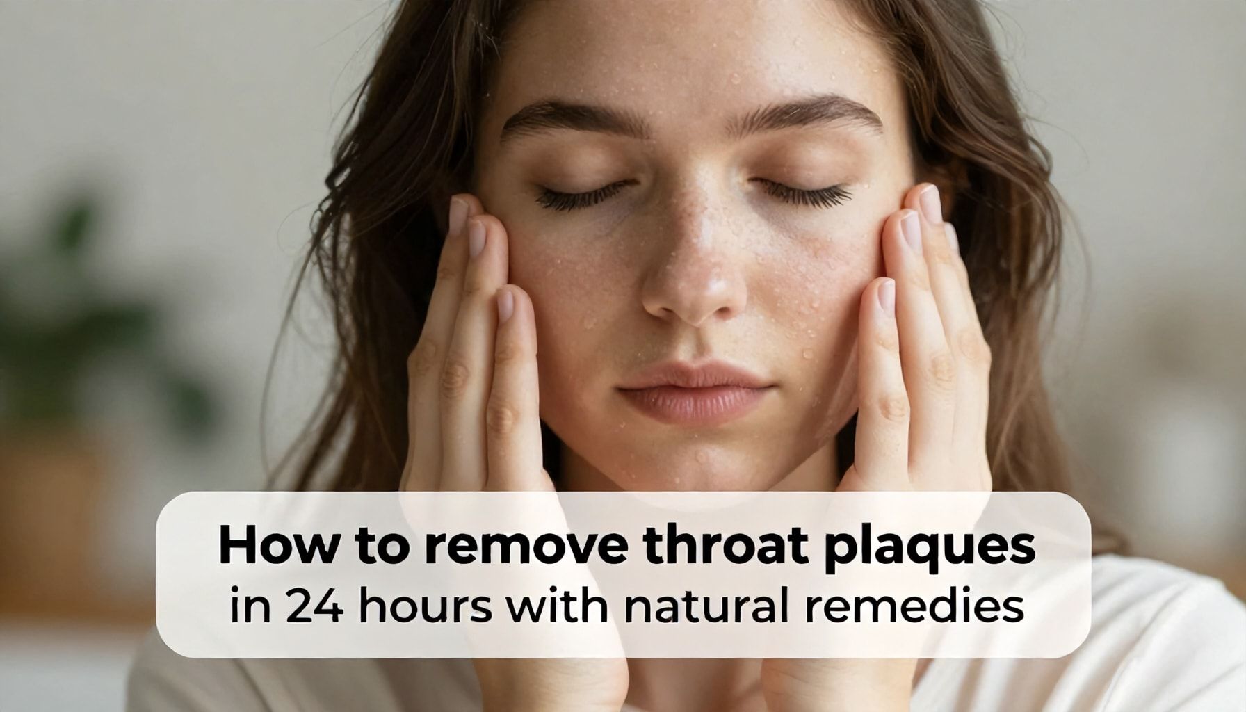 Come eliminare le placche alla gola in 24 ore con rimedi naturali*