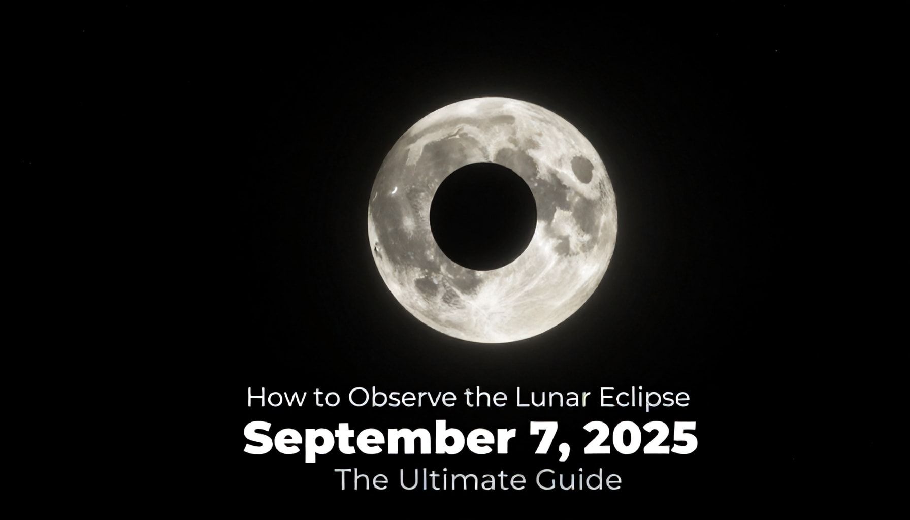 Eclissi lunare del 7 settembre 2025: orari e come osservarla al meglio 1 Come osservare l'eclissi lunare del 7 settembre 2025: la guida definitiva*