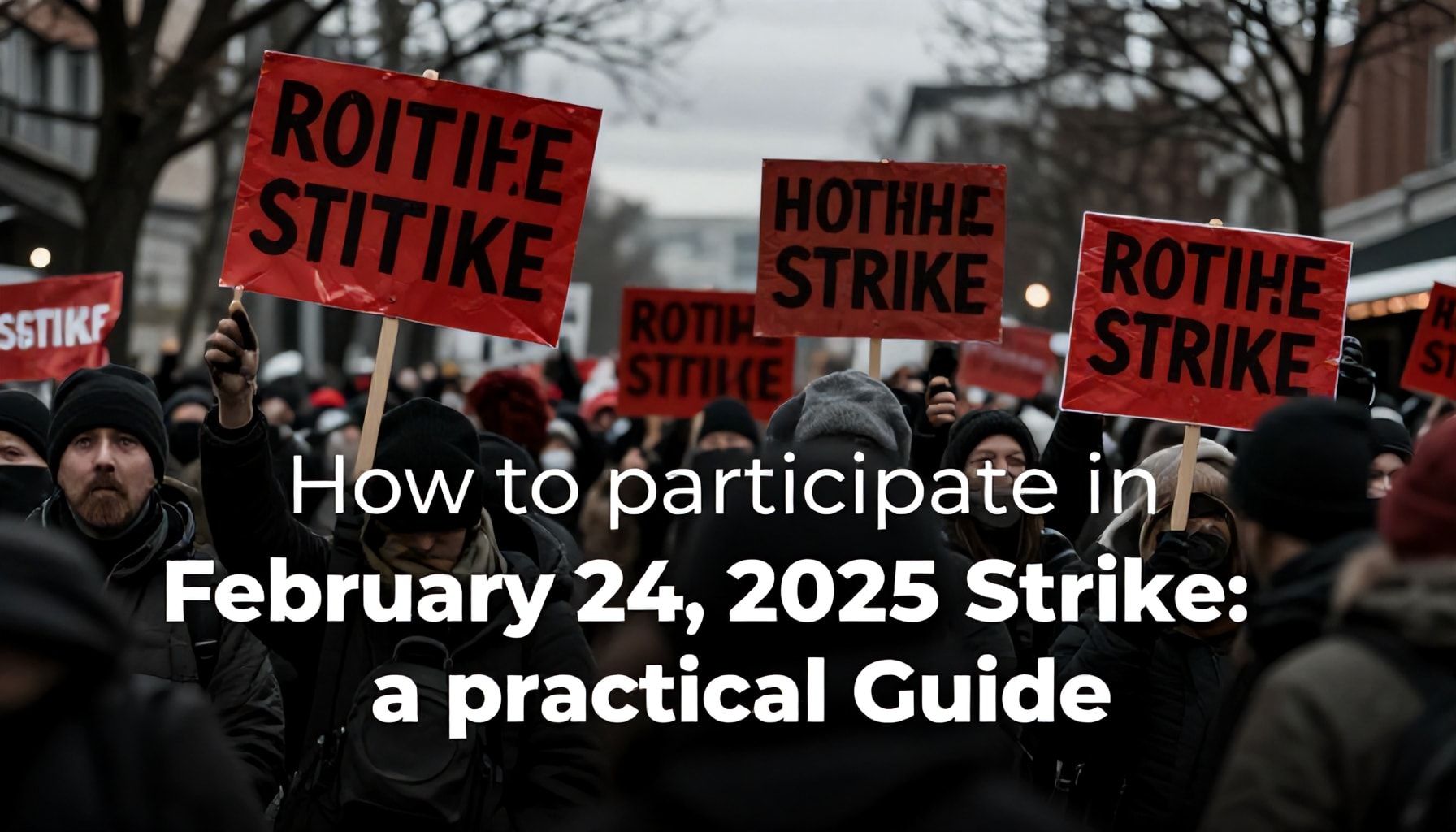 Come partecipare allo sciopero del 24 febbraio 2025: una guida pratica*