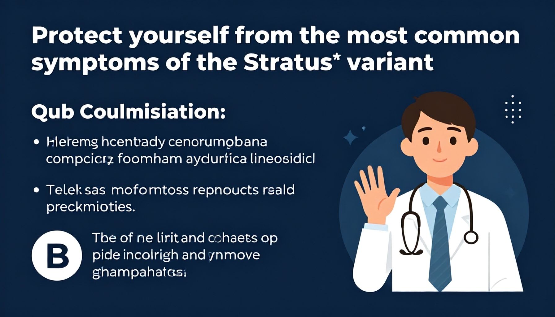 Come proteggerti dai sintomi più comuni della variante Stratus*