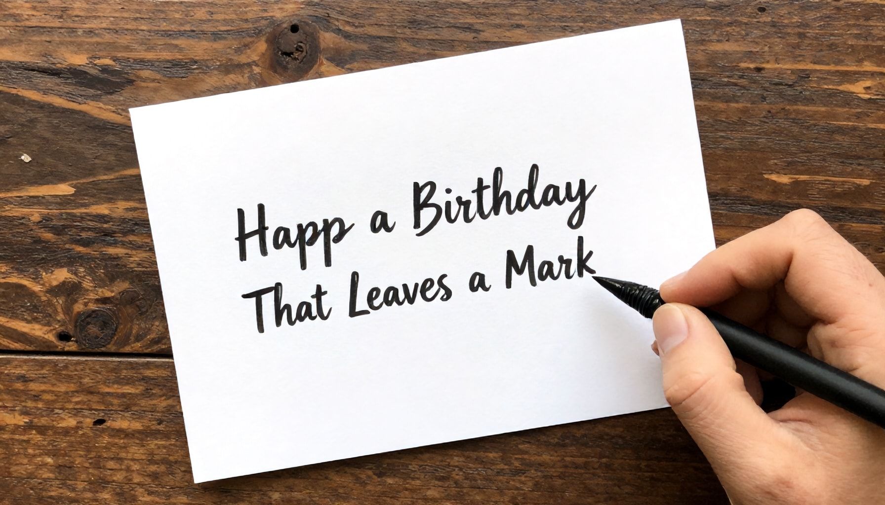 Come scrivere un biglietto di compleanno che lascia il segno*