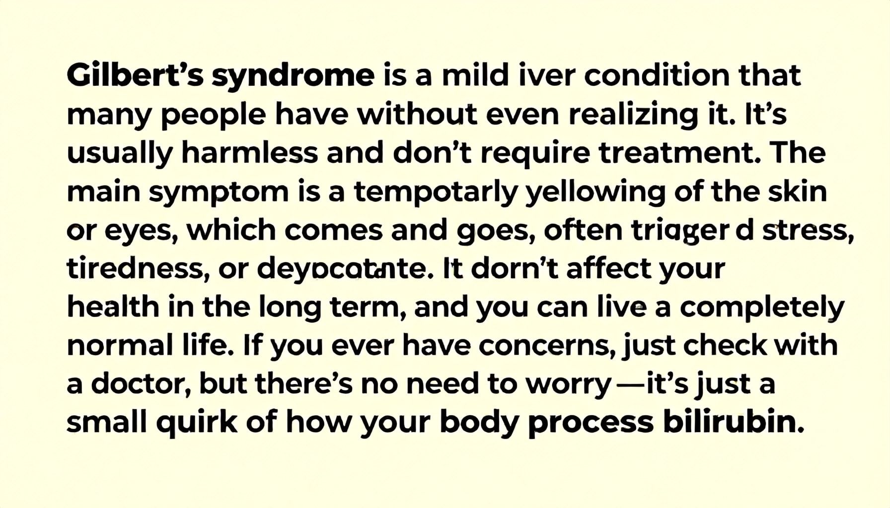Sindrome di Gilbert: cosa sapere per gestirla al meglio 5 Come spiegare la sindrome di Gilbert ai tuoi cari senza creare allarmismo*