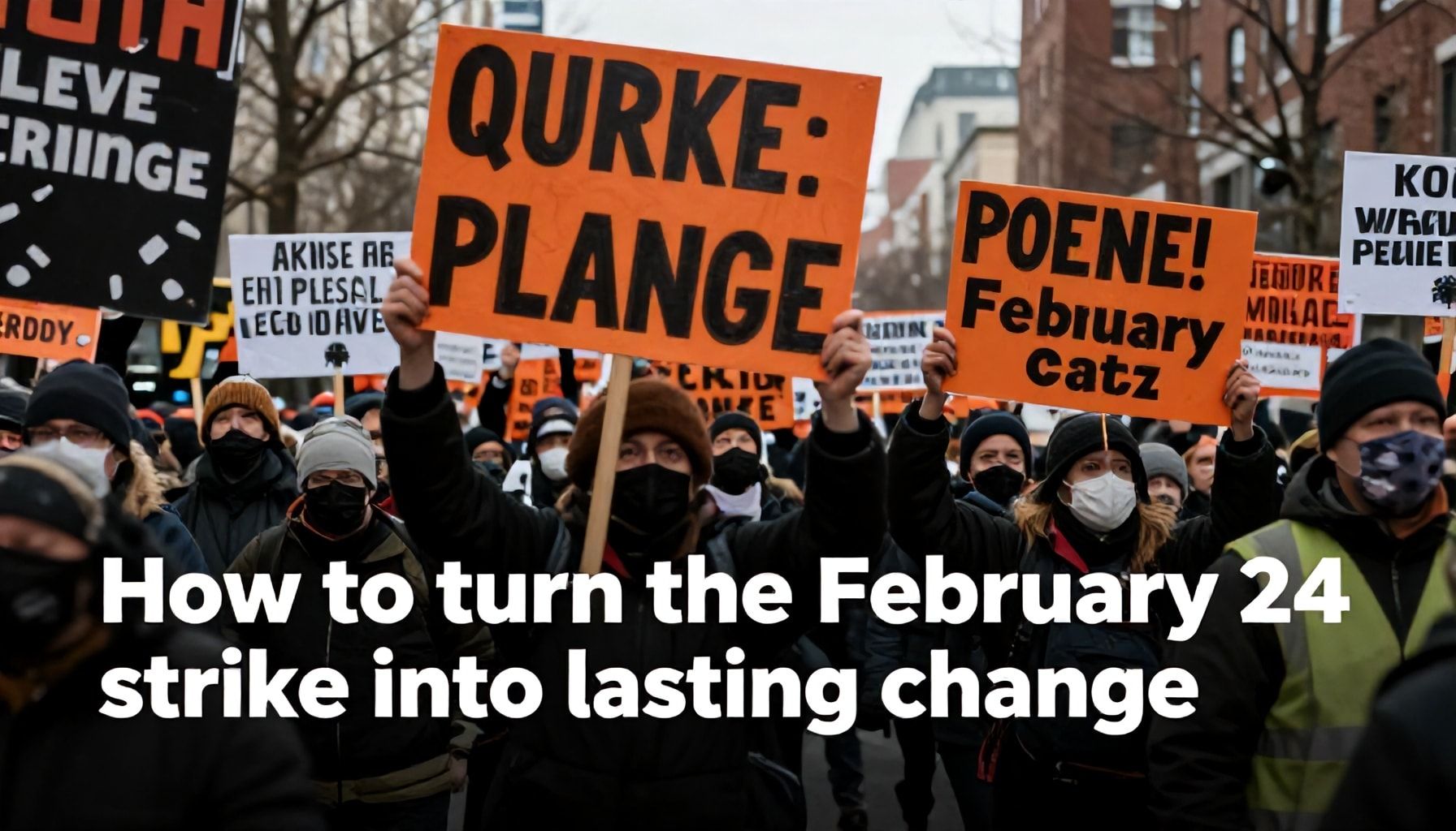 Come trasformare lo sciopero del 24 febbraio in un cambiamento duraturo*