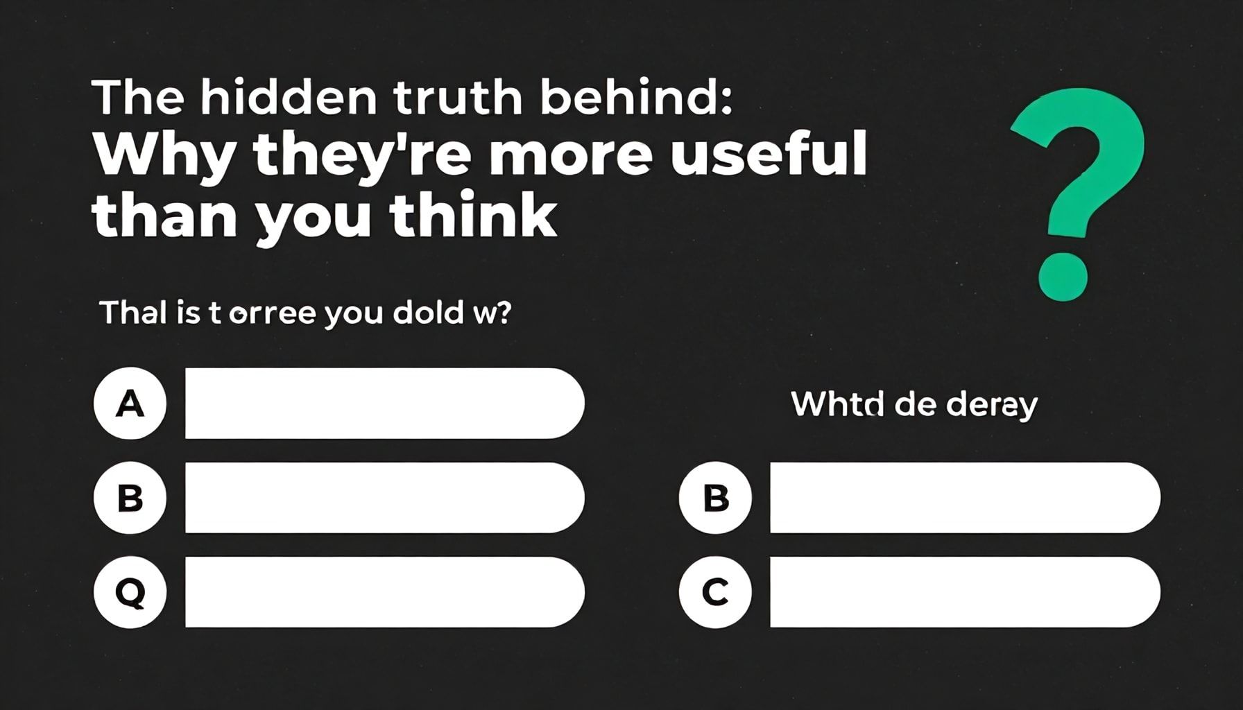 La verità nascosta dietro i quiz: perché sono più utili di quanto pensi