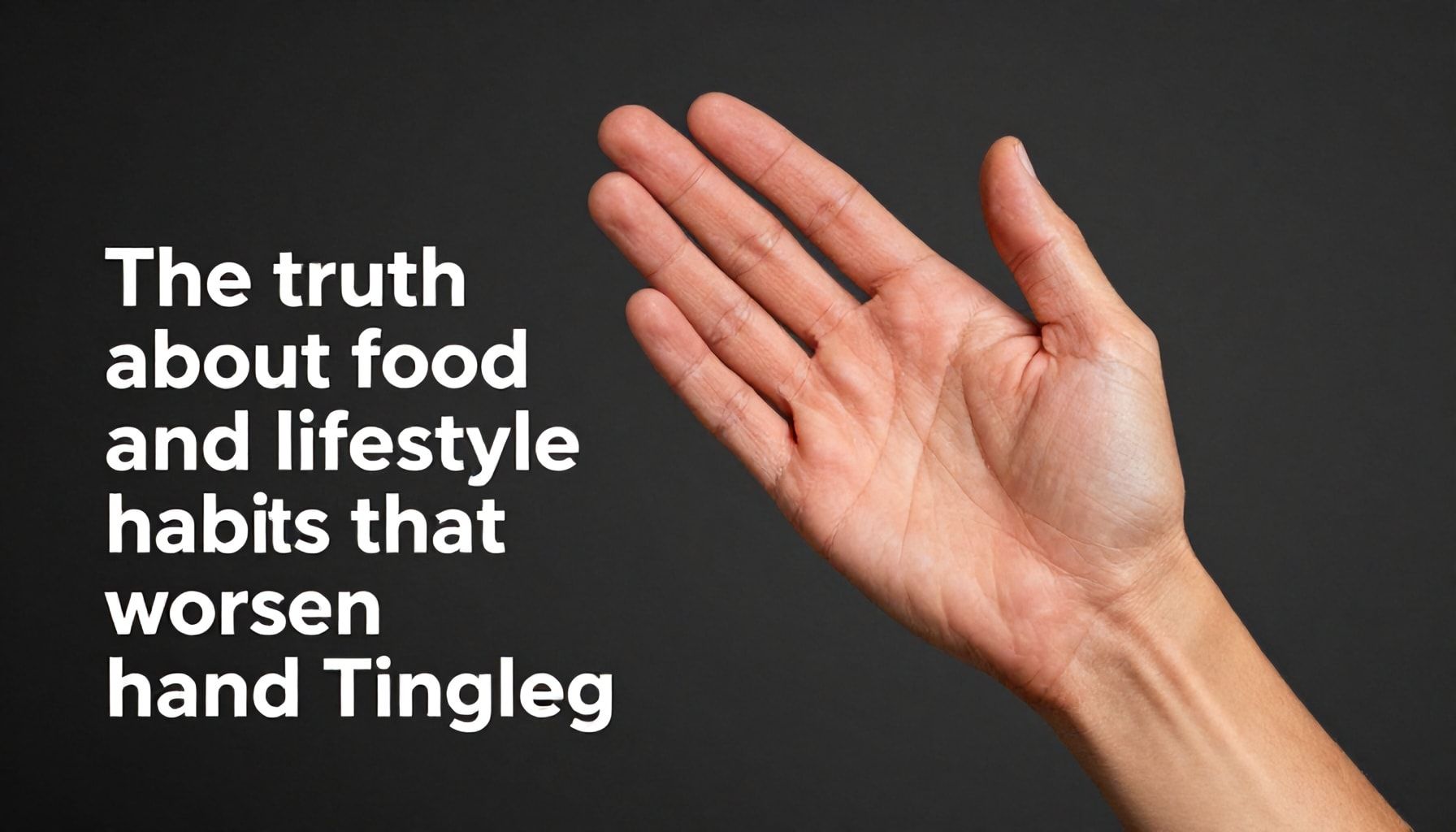 La verità su cibo e stile di vita che peggiorano il formicolio alle mani*