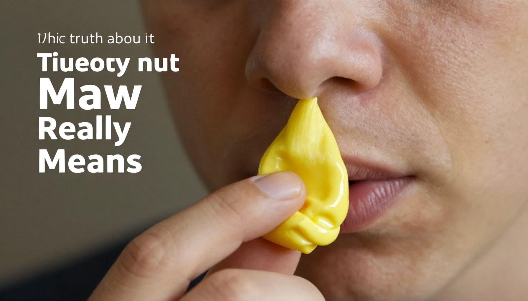 La verità su cosa significa davvero il muco giallo dal naso*