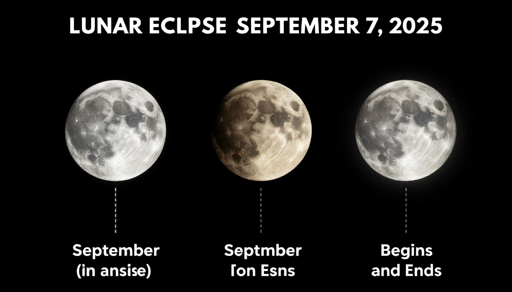 Eclissi lunare del 7 settembre 2025: orari e come osservarla al meglio 4 La verità su quando inizia e finisce l'eclissi lunare del 7 settembre 2025*