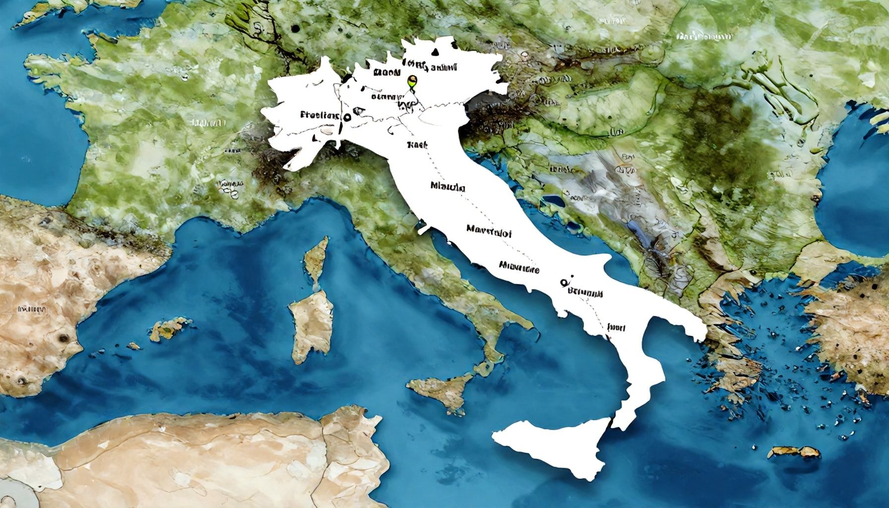 Scopri la mappa politica dell'Italia: confini, regioni e amministrazioni 5 La verità sui confini italiani: cosa non ti hanno mai detto*