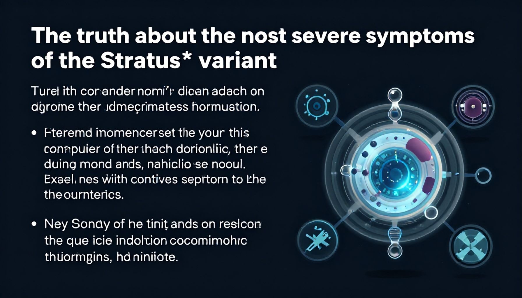 La verità sui sintomi più gravi della variante Stratus*