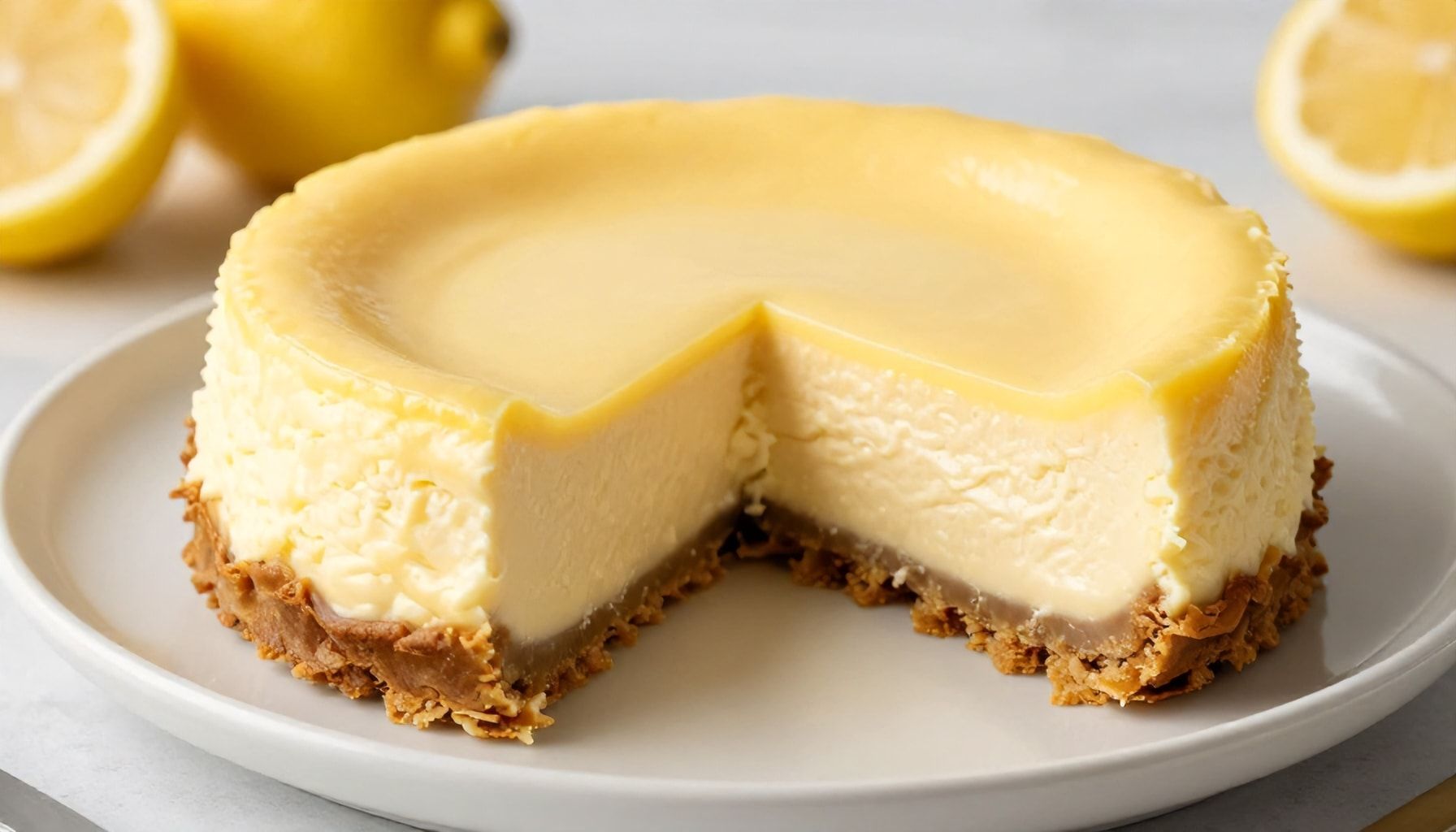 Cheesecake al limone: cremosità e freschezza in ogni boccone 4 La Verità sulla Cottura della Cheesecake al Limone: al Forno o a Freddo?*