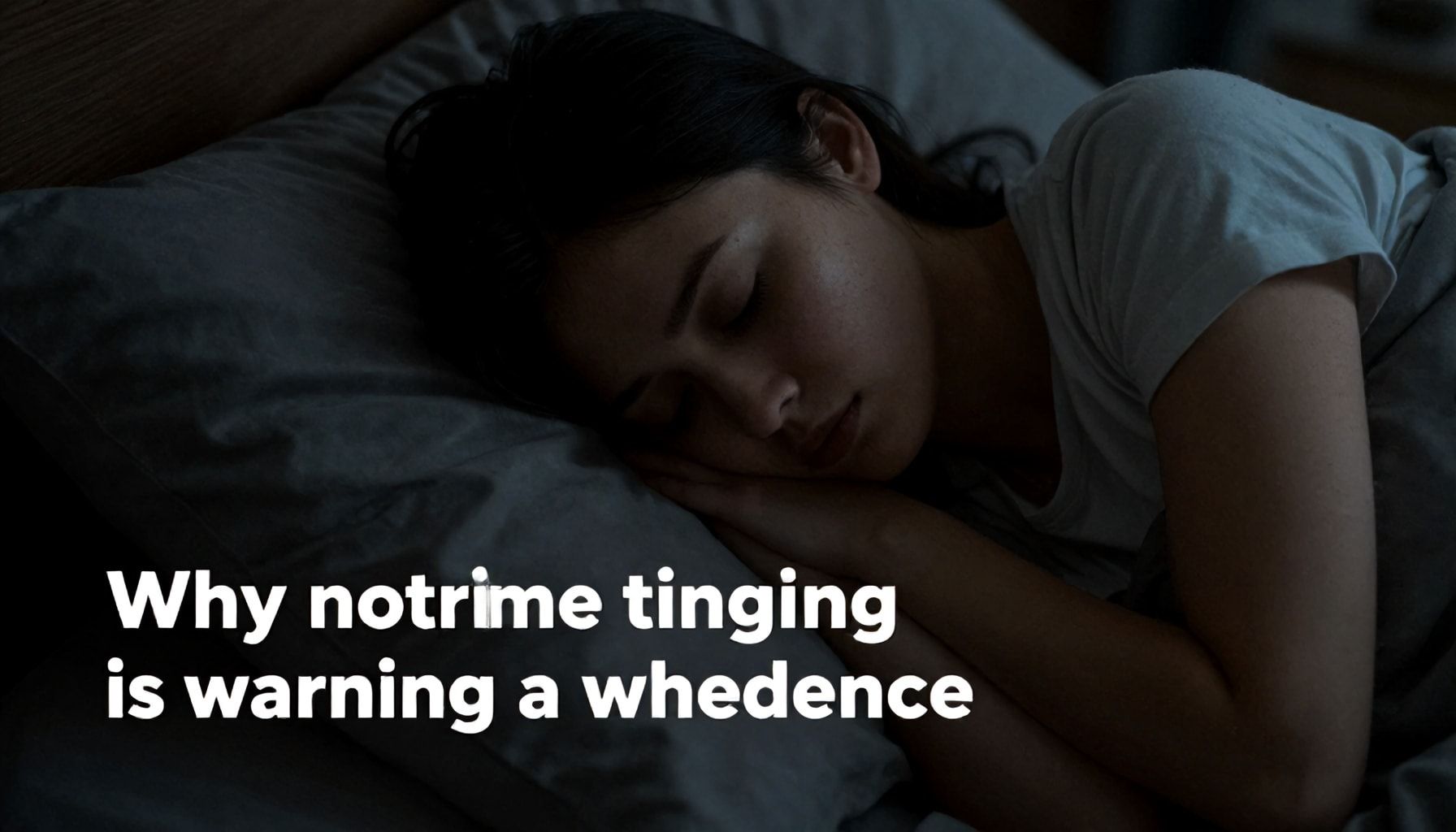 Perché il formicolio notturno è un segnale d’allarme da non ignorare*