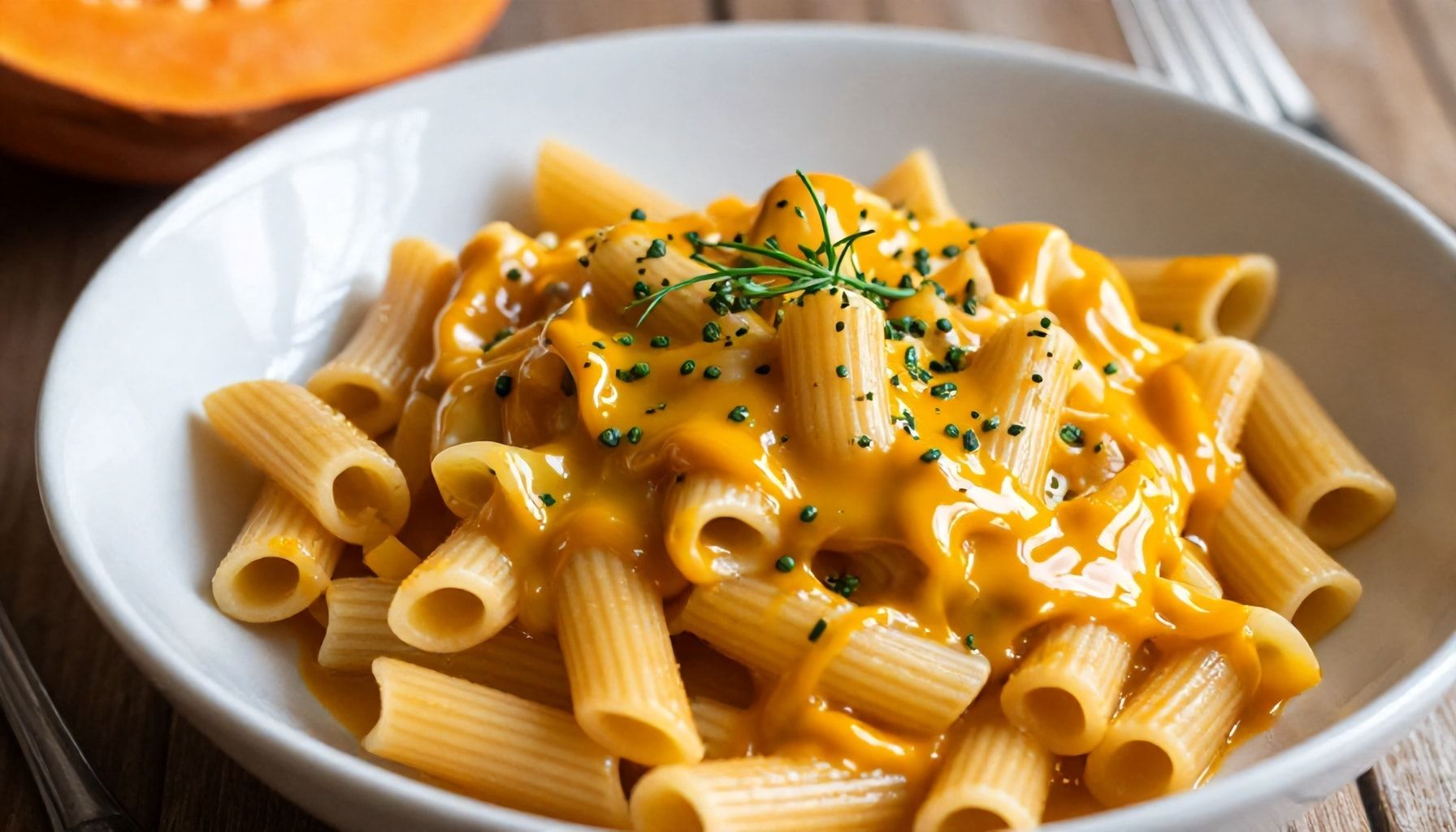 Pasta con la zucca: cremosa e nutriente, perfetta per l'autunno 1 Scopri la ricetta segreta per una pasta alla zucca cremosa e nutriente*