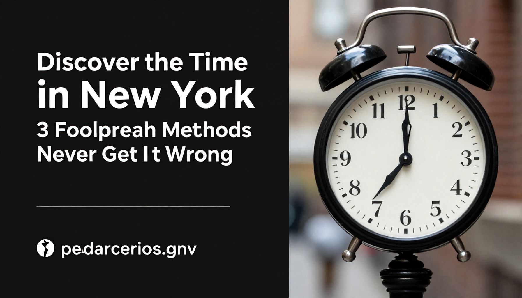 Scopri l'ora esatta a New York in tempo reale 1 Scopri l'ora esatta a New York in tempo reale: 3 Metodi Infallibili per Non Sbagliare Mai*
