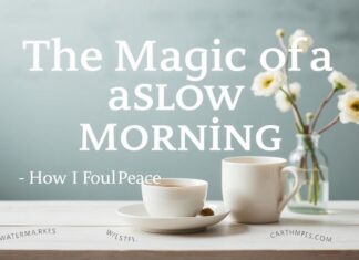 La Magia di un Mattino Lentamente: Come Ho Ritrovato la Pace nel Caos The Magic of a Slow Morning: How I Found Peace in the Chaos