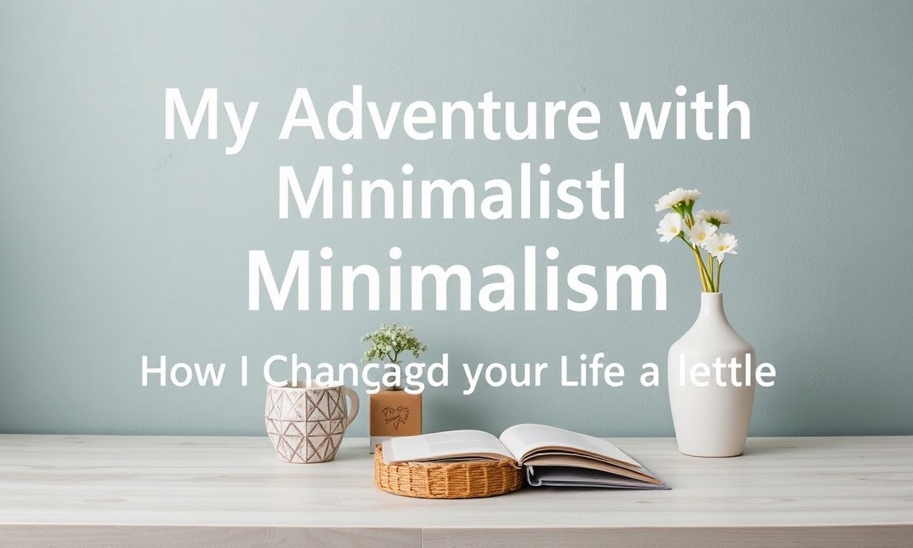 La Mia Avventura con il Minimalismo: Come Ho Cambiato la Mia Vita in 6 Mesi